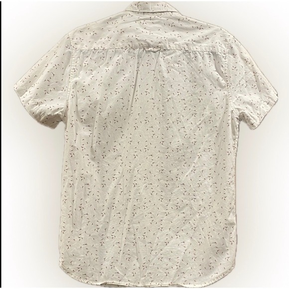 Denim & Flower Ricky Singh Men's Short Sleeve Button Up Shirt Size S Slim Fit - Picture 2 of 4